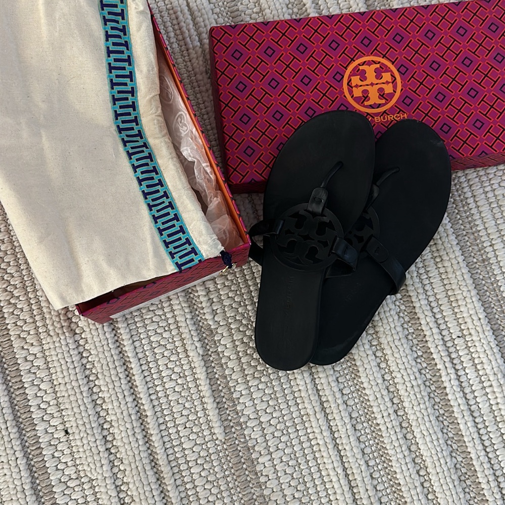 Tory Burch Black Flip-Flops